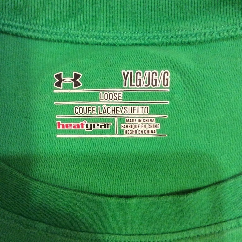 HEAT GEAR UNDER ARMOUR LOOSE YOUTH YLG T- - Picture 6 of 7